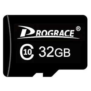 PROGRACE Micro 32GB SD Card Class 10 TF Card Memory Card for Kids Camera