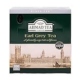 AHMAD TEA (アーマッドティー) アーマッドティー アールグレイ ティーバッグ 100袋 個包装 大容量 業務用 イギリス 有名 ブランド 紅茶 カフェ AHMAD TEA