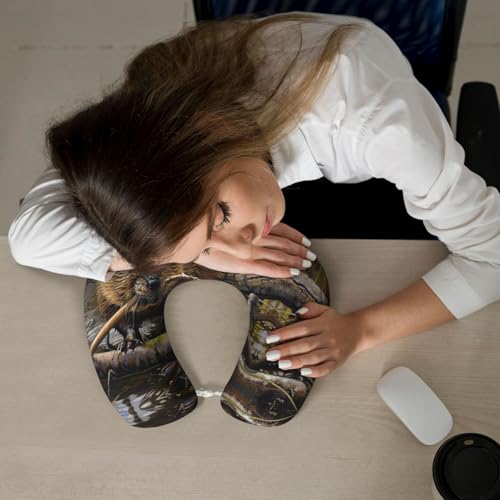 Almohada de espuma viscoelástica talla única negra miniatura 7