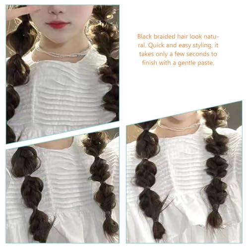 Ponytail tresses synthétiques légères et durables | Lot de 4 pièces à clipser - 3