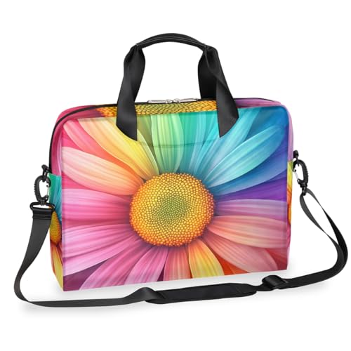 Sac ordinateur 15.6 à 16 pouces Mexpekil étanche à motif tournesols arc-en-ciel