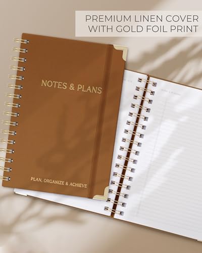 ZICOTO Aesthetic Daily Planner And Notebook With Hourly Schedule - Aesthetic Spiral To do List Notepad For Work/Home to Organize Tasks And Appointments - Stylish School/Office Supplies Book For Women - Image 5