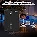 NineSky Dehumidifier for Home, 95 OZ Water Tank, (1000 sq.ft) Dehumidifiers for Bathroom Bedroom Basement with Auto Shut Off,7 Colors LED Light(Black)