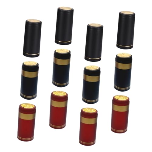 BRIGHTFUFU Material Wine Bottle Capsule Heat Shrinker 75pcs Bottle Cover for Wine Accessories