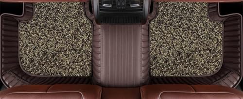 Image of CHIRON 10D Compatible with BMW 2-Series Custom Fitted Faux Leather 10D Antiskid Car Floor Mats - Coffee