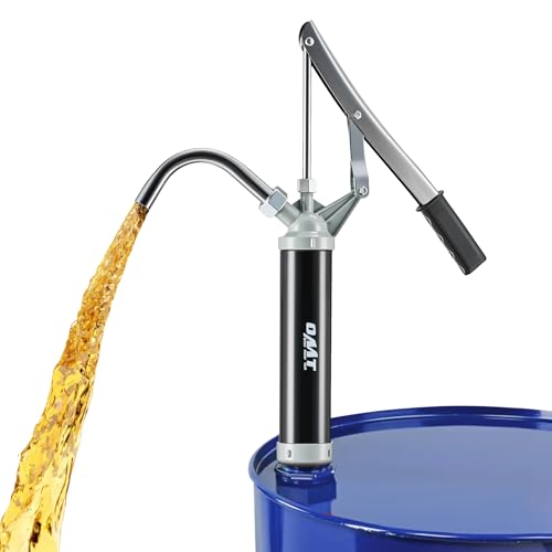 Orion Motor Tech 55 Gallon Drum Pump, Lever Action Barrel Pump for 15 to 55gal Drums, Heavy Duty Barrel Hand Pump with Telescoping Suction Tube Transferring Heating Oil, Motor Oil, Transmission Fluid