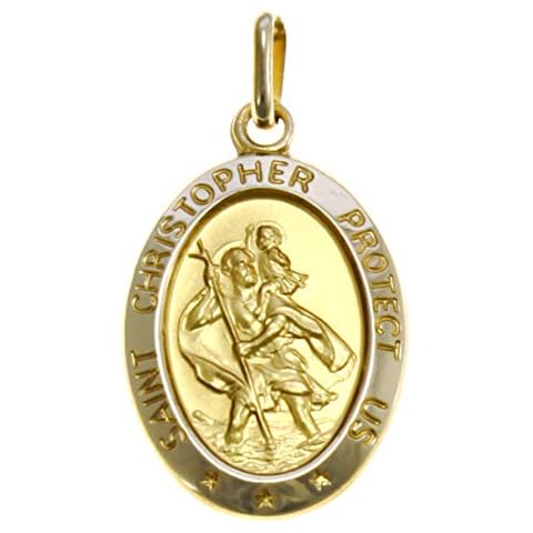 Alexander Castle 9ct Gold St Christopher Pendant Cover