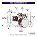 Yamaha Tour Custom Maple 4pc Standard Shell Pack, Chocolate Satin