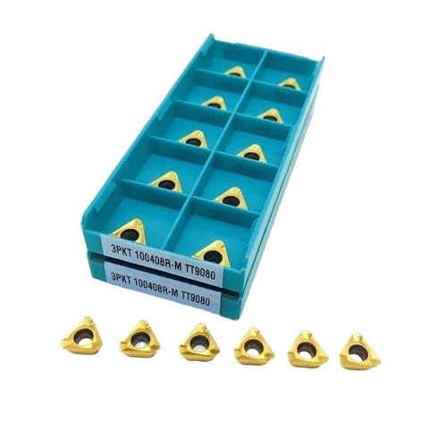 Fresas CNC Carburo DOLUNTO 3PKT100408R M TT9080 10 Pzs miniatura 1
