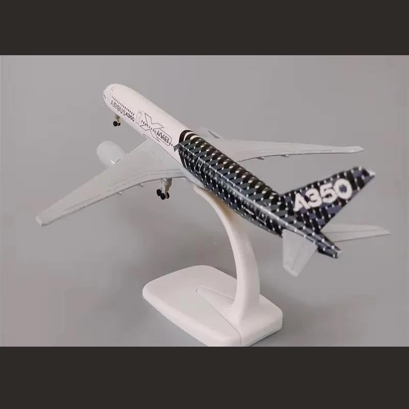 20cm for Airbus A350scale Die-cast Metal Airplane Model with Stand 35Collections Or Desk Decor Hobby Toy Hobby Playgame Kit