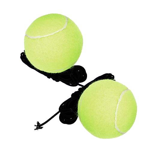 MUSISALY Tennis Balls 2 Self Training Balls for Indoor/Outdoor Sports Enhance Reflexes Coordinati