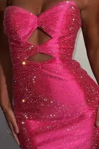 Sequin Homecoming Dresses for Teens Cut Out Short HOCO Dresses 2025 Tight Sparkly Club Night Out Dress3