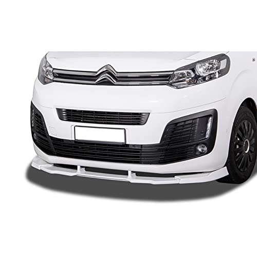 RDX Racedesign Spoiler avant Vario-X compatible avec Citroën Jumpy/Spacetourer & Peugeot Expert/Traveller & Toyota Proace/Proace Verso 2016- Opel Vivaro/Zafire Life 2019- & Fiat Scudo/Ulysse 2022-