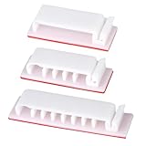 Cable Management Clips, 20Pcs Cable Organizers Wire Clips Cord Holder for TV PC Ethernet Cable Desk Home Office (White)