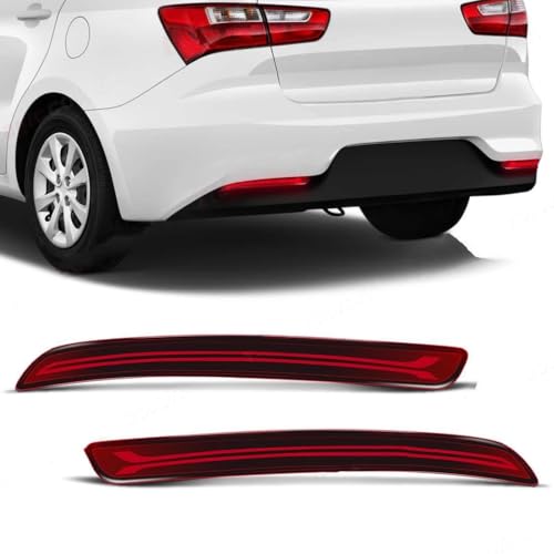 Feux réflecteur pare-chocs arrière pour Kia Rio 2012-2015