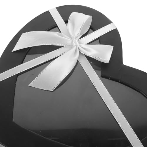 Coffret présent vide pour fleurs en forme de cœur rigide de luxe - 6