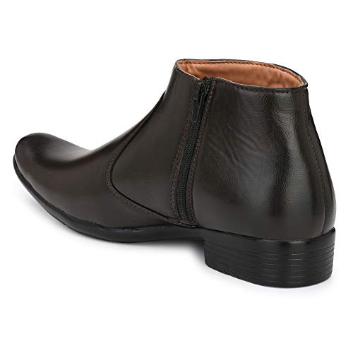 Image of ANDREW SCOTT Men's Brown Formal Shoes - 8 UK (42 EU) (9 US) (4108BROWN)