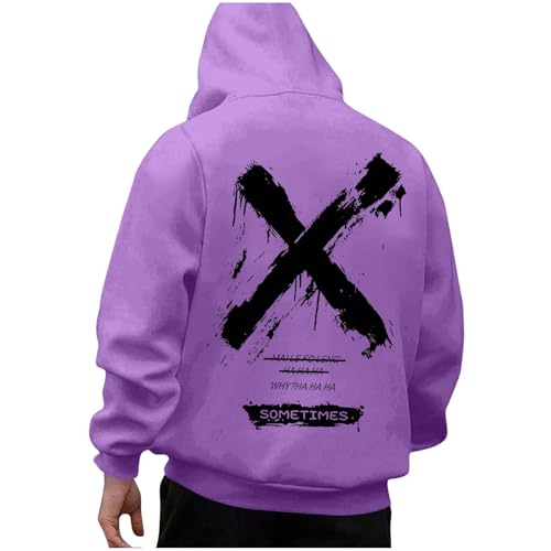 KOG Hoodie für Herren Backprint Kapuzenpullover Grafik Hooded Sweatshirt...