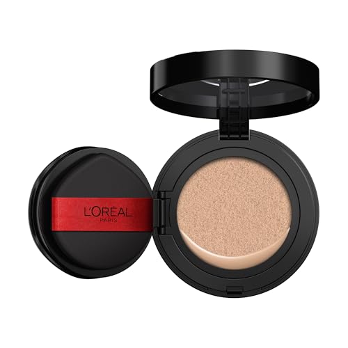 L'Oréal Paris - Fond de Teint Cushion 24H Air Wear - Haute Couvrance Indétectable - Sans Transfert - Tous Types de Peau - Teinte : 140