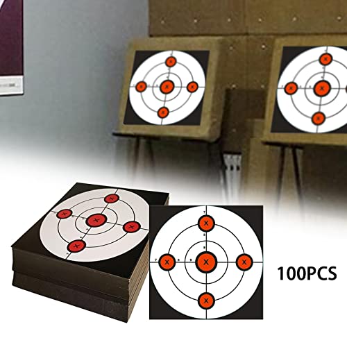 Esquirla 100 Peças Folhas de Objeto de Estilingue de Papel de Tiro Ao Alvo