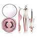 Produktbild 3D Magnetische Wimpern Eyeliner Set, Natürlich Wasserdicht Falsche Magnetische Wimpern, Wiederverwendbar Magnetischer Eyeliner, Geschenkbox (Roségold)