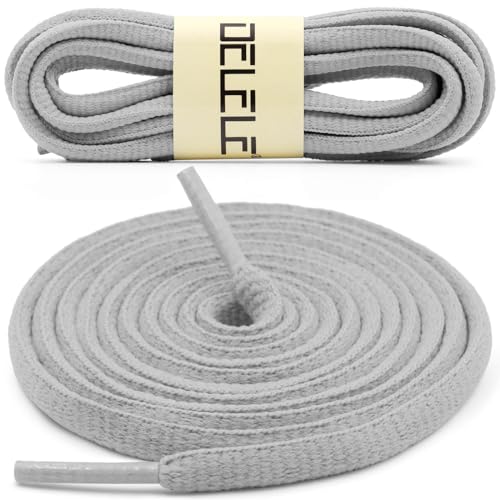 Image of DELELE 2Pair Oval Shoes laces 42 Colors Half Round 1 /4 inchAthletic ShoeLaces for Sport /Running Shoes Shoe Strings