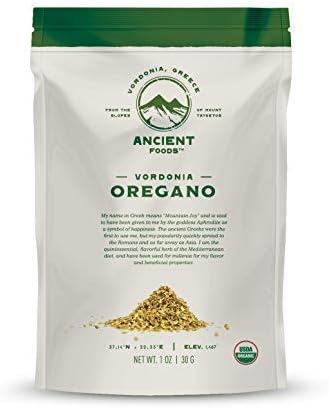 Organic Oregano – Organic Greek Oregano from Vordonia, Dried Oregano Leaves for Cooking and Seasoning (30g)