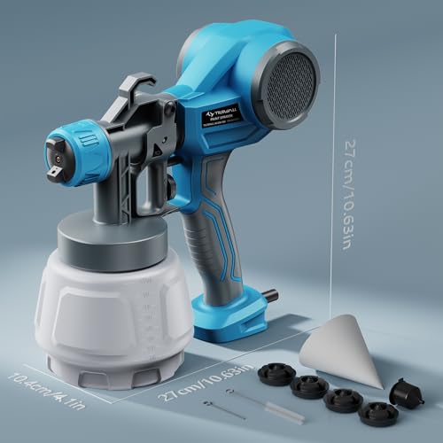 Tilswall Paint Sprayer, Ultra Lightweight Spray Paint Gun with 4 Nozzles & 3 Patterns, Easy to Clean, for Furniture, Cabinets, Fence, Walls, Door, Garden Chairs by TILSWALL - Image 6