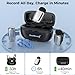ZealSound Mini Wireless Lavalier Microphone for iPhone iPad Android Tablets PC(USB-C/Lightning) - Noise Reduction/33H Battery Life with Charging Case,Lapel Mic for TikTok,Podcast,ASMR,YouTube Videos