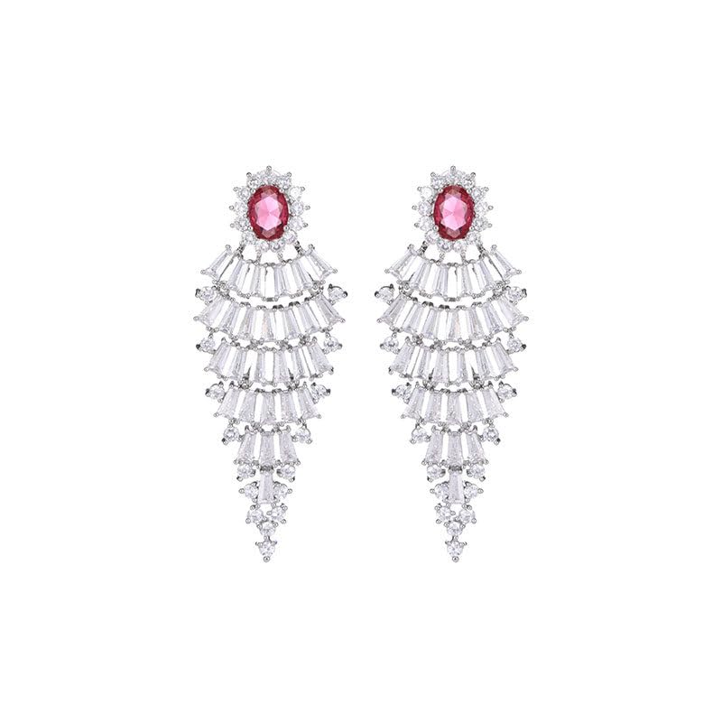 Boucles d'oreilles à fleurs multicolores pour illuminer votre mariage