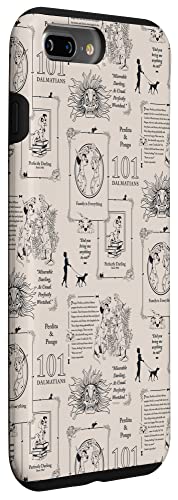 Coque iPhone 8 Plus Disney 101 Dalmatiens cadeau vintage idéal pour Noël