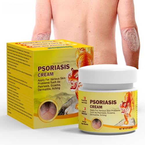 JDLYEVER Psoriasis Cream 20g - Skin Repair Ointment for Psoriasis Eczema and Dermatitis - Relieves Itching and Redness - Moisturizing & Soothing Treatment for Hands Feet and Body Hypoallergenic