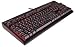 Produktbild Corsair Gaming (CH-9000088-UK) Strafe Performance Gaming-Tastatur mit roter Hintergrundbeleuchtung schwarz Cherry MX Red