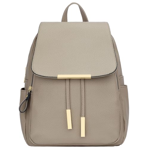 KKXIU Leather Backpack Purse for Women