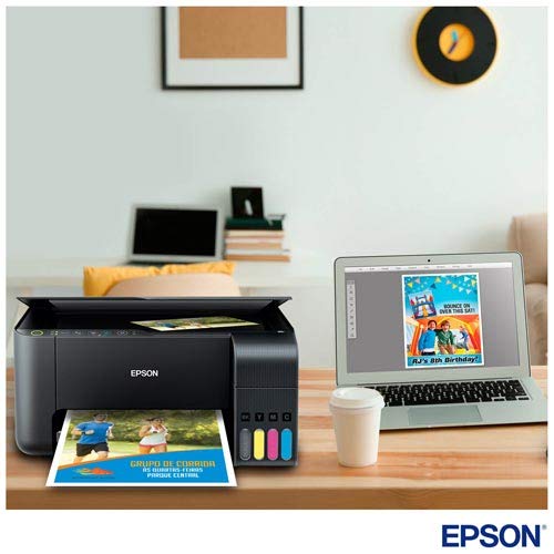 Impressora Multifuncional Epson EcoTank Tanque de Tinta com USB e Wi-Fi - L3150