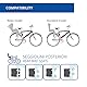 BELLELLI Unisex-Adult Attacco B-Fix per Seggiolini Anteriori e Posteriori Diametro:, Nero, BLAU