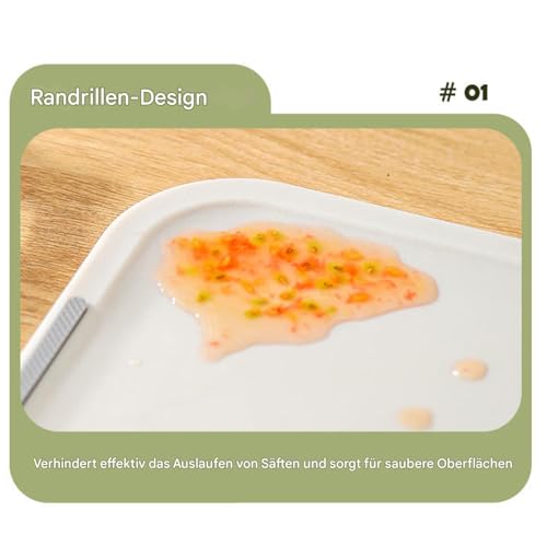 Planche à découper en acier inoxydable double face durable pour viande - 8
