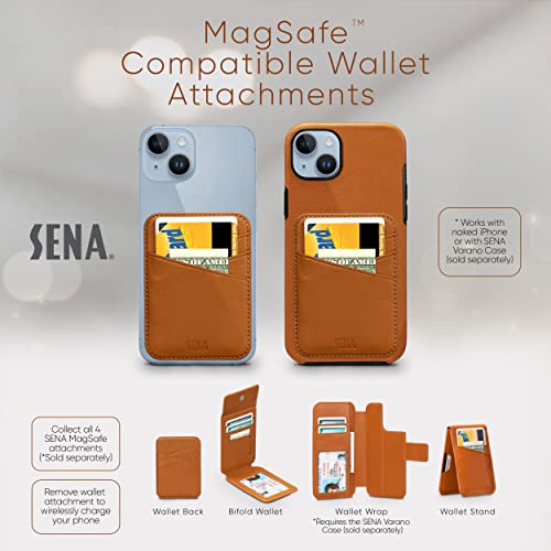 Cartera de piel para iPhone 14 13 12 resuelve el espacio llevando tus tarjetas 3