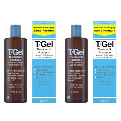 T/Gel Therapeutic Anti-Dandruff Shampoo, Original Formula, 8.5 Oz (Pack of 2)