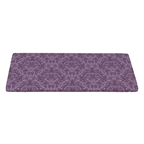 Nappe rectangulaire violette anti-vent et anti-tache élastique 152 cm