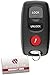 KeylessOption Keyless Entry Remote Control Car Key Fob Replacement for Mazda 3 KPU41794