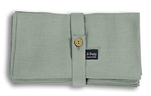 Servilletas de Tela S4Sassy Set x12 Color Dusty Mint miniatura 4