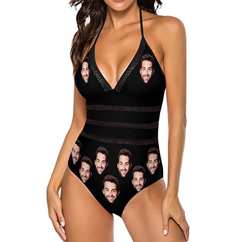 Custom Face Swimsuits Personalized Swimsuits with Face Photo Customized Picture Bathing Suits for Women-5 Style