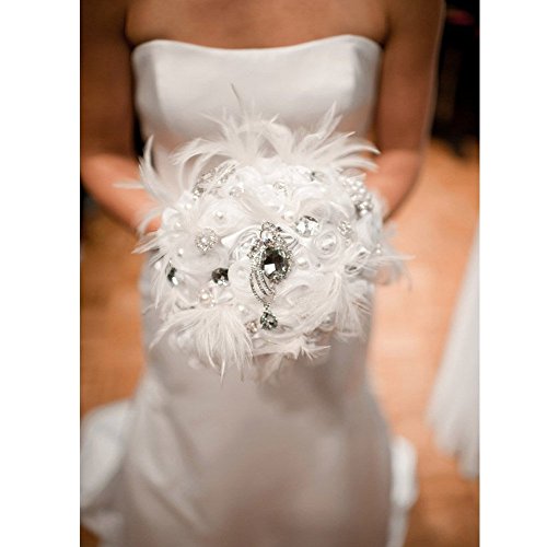 Coceca 500Pcs 3-5 Inches White Feathers For Diy Craft Wedding Home Party Decorations #TOP5