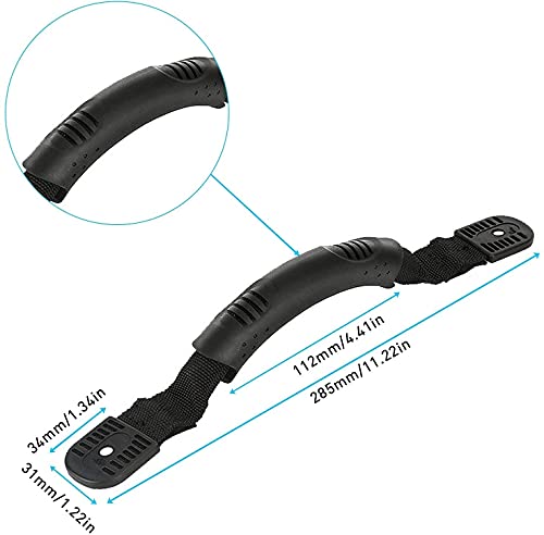 image for Vashly 4PCS Kayak Carry Handles, Canoe Boat Side Mount Carry Handles w