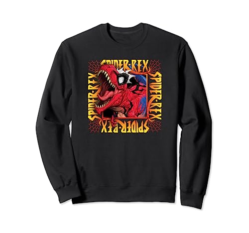Sweatshirt Marvel Spider-Rex imprimé dinosaure vêtements de mode ado pull geek col rond