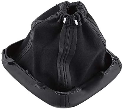 Miniatura 3 de Keenso SI-AT34003 - Funda universal para palanca de cambios de piel sintética, repuesto para Transit MK7, color negro