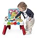 Chicco, Art&Craft Desk, Multiaktivitätstisch, Elektronisch Zweisprachig, Lichter, Geräusche, Sätze, Lieder, 20 Stifte, 4 Zahnräder, Tamburin, Abakus, 2 Illustrierte Karten, Spielzeug von 10-36 Monaten