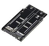 Un sélecteur (switch) situé entre les deux emplacements permet de choisir le SSD utilisé. Note : un seul SSD peut être actif à la fois.