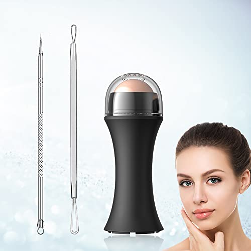 Oil-Absorbing Roller, Rouleau Absorbant L'Huile Absorbing Roller Masseur Rouleau d'absorption faciale Volcano plus 2 Acné Aiguille Outil De Soin Du Visage Réutilisable Rétrécir les pores Point Noir Cover